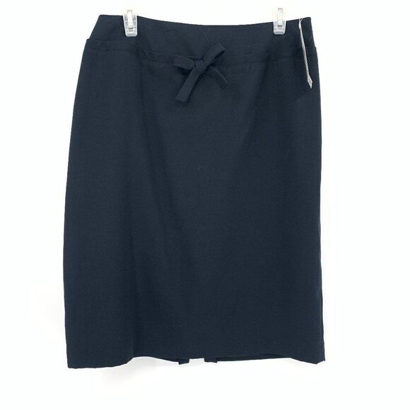 Lafayette 148- Black Pencil Skirt NWT size 12 - Picture 1 of 11